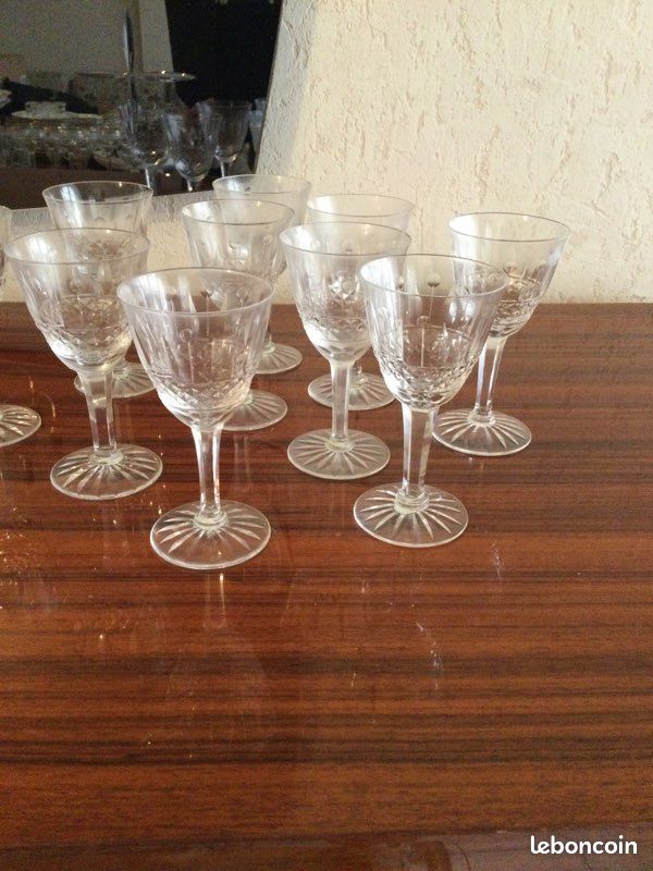 12 verres à porto liqueur cristallerie de lorraine (image 2)
