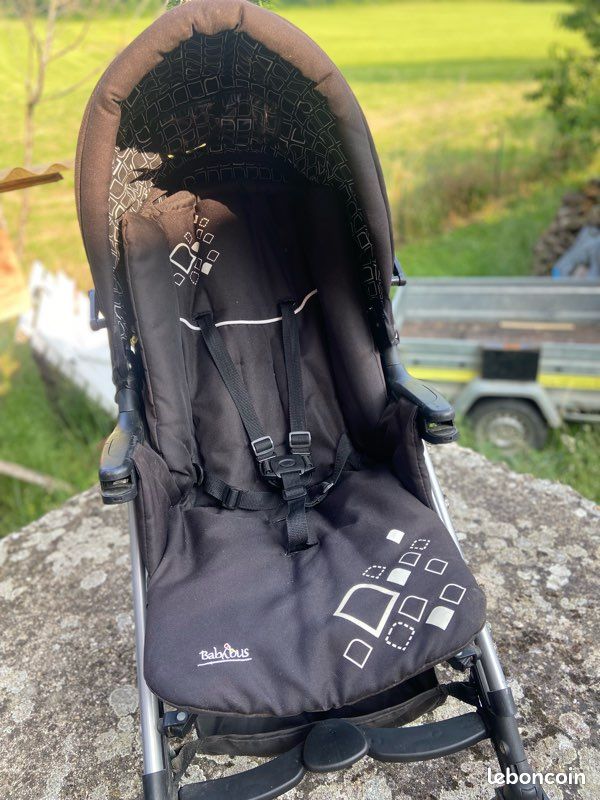 Poussette trio babybus sport/nacelle et siège auto Équipement bébé