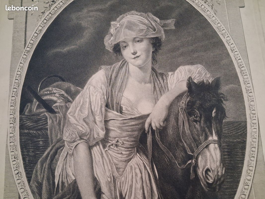 Lithographie la laitière (image 5)
