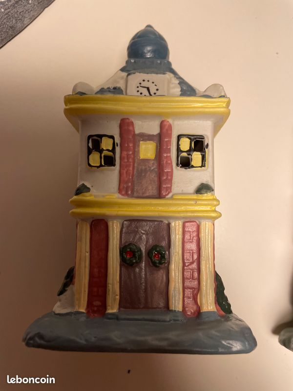 Décoration de Noël - Lot de 5 crèches Alsaciennes (image 5)