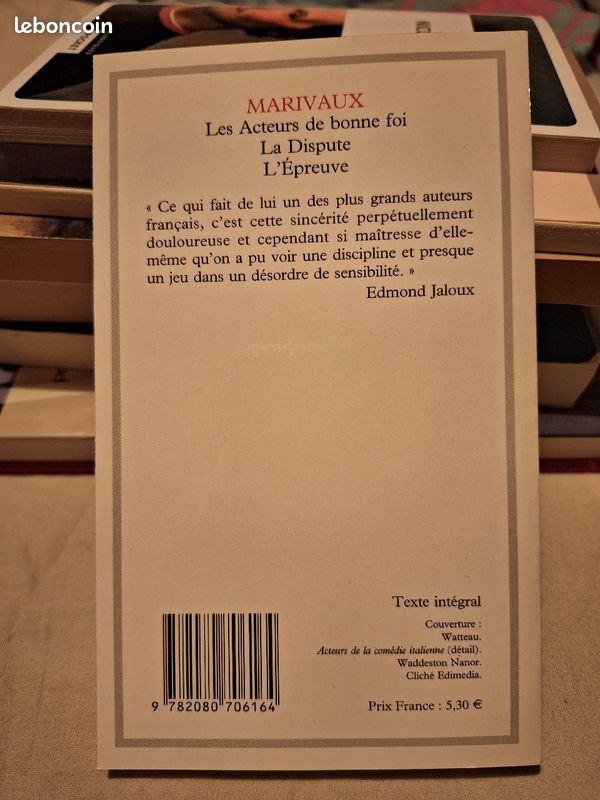 Marivaux. Les acteurs de bonne foi...... (image 2)