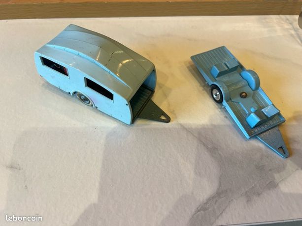 CHASSIS SEUL DE CARAVANE NOTIN Vert Green SOLIDO