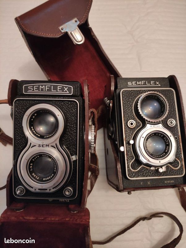 Appareil photo semflex double objectif