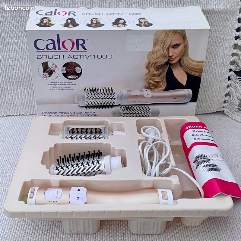 Brosse Sèche-cheveux 1000W MEDIA WAVE Store - 3 Vitesses, Référence MWS17856, Neuve