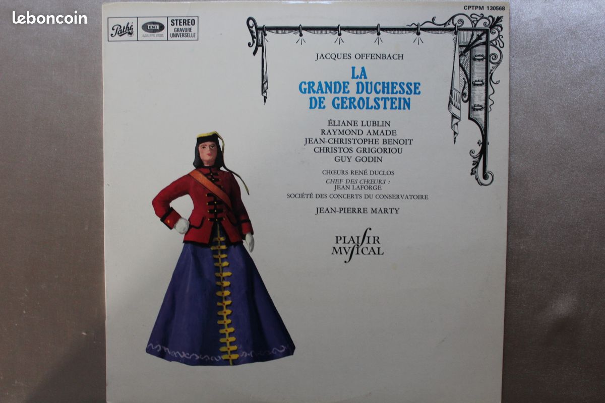 VINYLE 33T OFFENBACH Duchesse de Gerolstein SIDE26 (image 1)