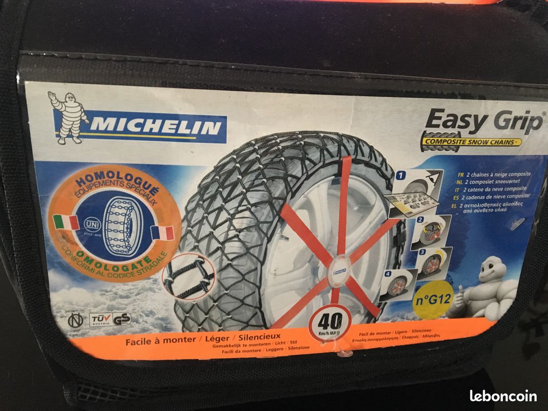 Michelin Easy Grip CATENE DA NEVE G12 185/55-15 195/50-15 175/65-14  175/70-14