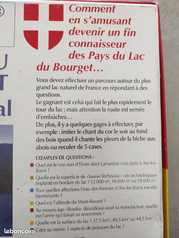 Jeu sur le lac du bourget (image 4)