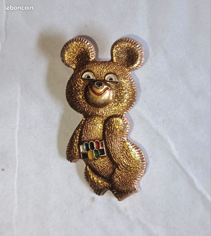 Lot Rare 12 Pin's & Médaille JO Moscou 1980 - Mascotte Misha 🐻 - Collection