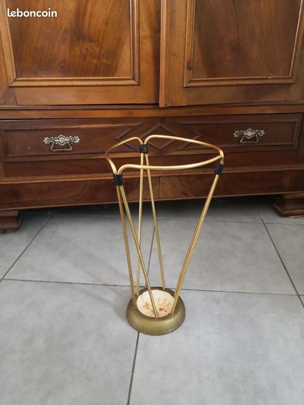 Porte parapluie vintage 50's ceco metall (image 1)
