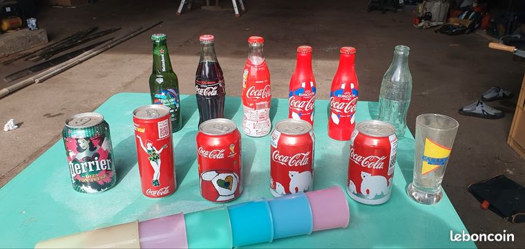 Coffret Vide Collector Coca-Cola Et Mac Do - Carton Années 2000, Très Bon état