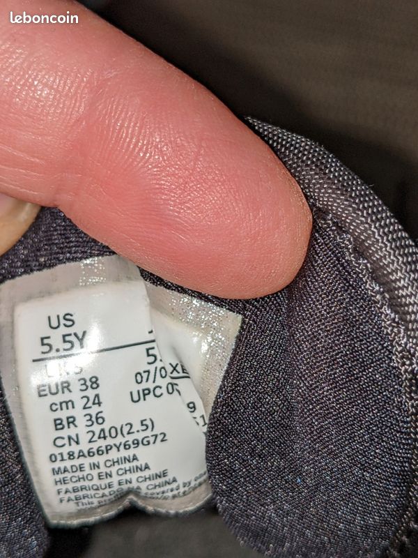 Baskets femme, marque Nike, pointure 38 (image 7)