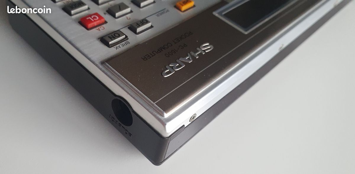 Sharp PC-1500A mit CE-150 (Printer and Cassette Interface