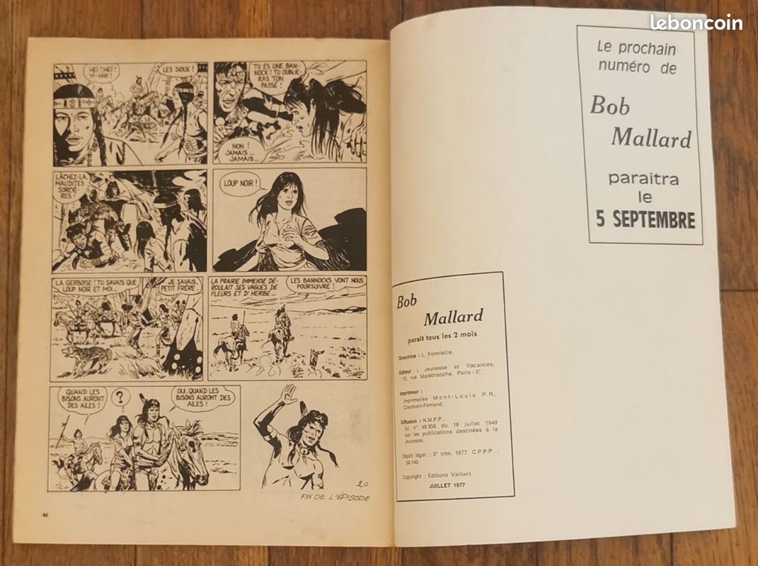 Ancien magazine bd Bob maillard années 70 Vintage (image 9)