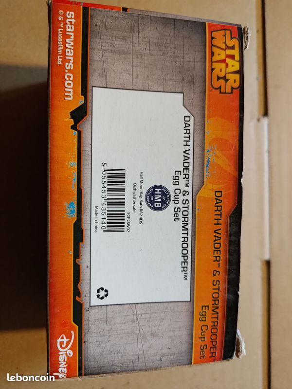 Star Wars 2 coquetiers Stormtrooper et Darth Vader (image 2)