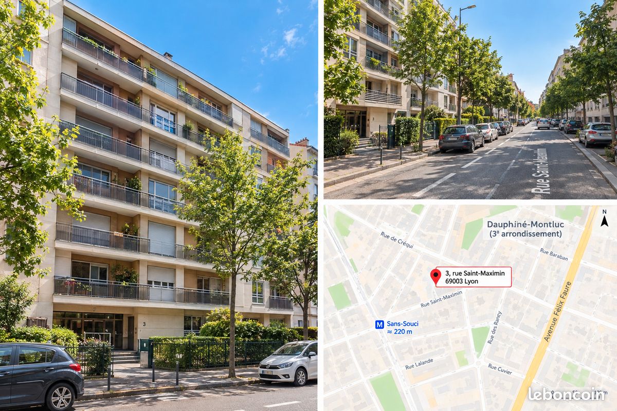 Parking 12 m² · à Lyon · 12 m² · 100 €/mois