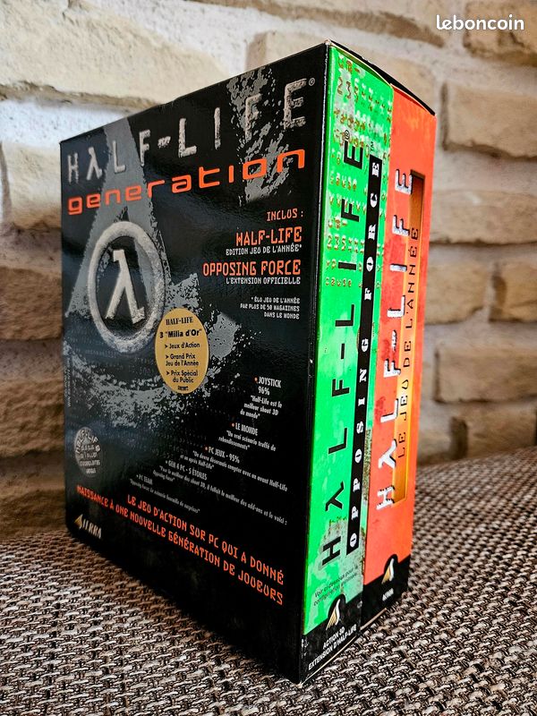 Half-Life Generation PC Big Box FR - Inclut Opposing Force & Counter-Strike - Bon état