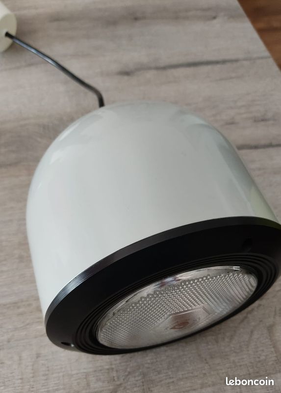 Luminaire suspension design vintage blanc (image 4)