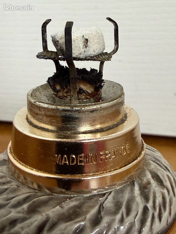 Tasse vintage artisanale signée grès émaillé