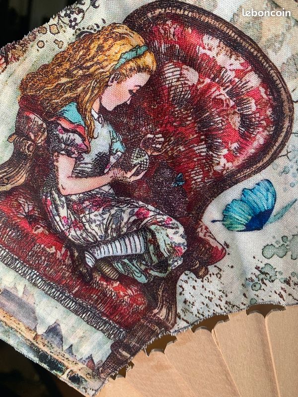 Éventail fait main 🦋 (image 3)