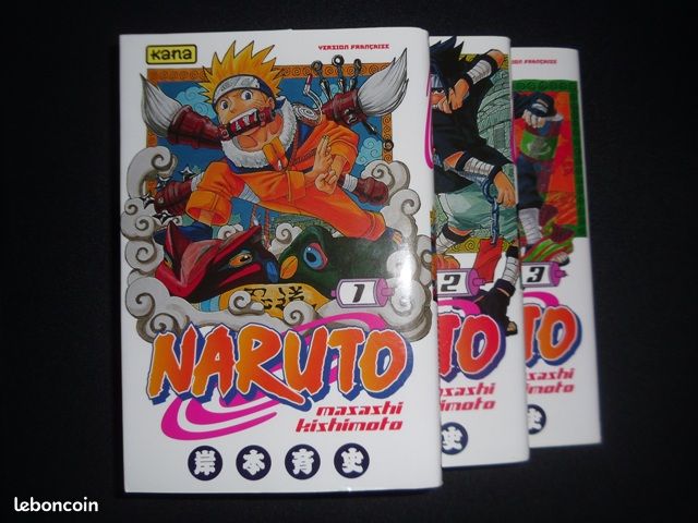 Naruto tomes 1 à 3 (mangas) (image 2)