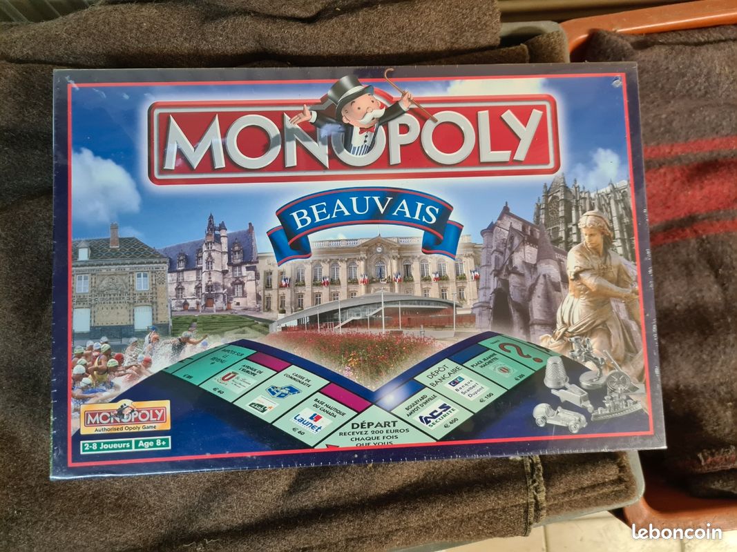Monopoly Méga Beauvais - Jeu De Société - Édition Locale - Neuf Sous Cellophane