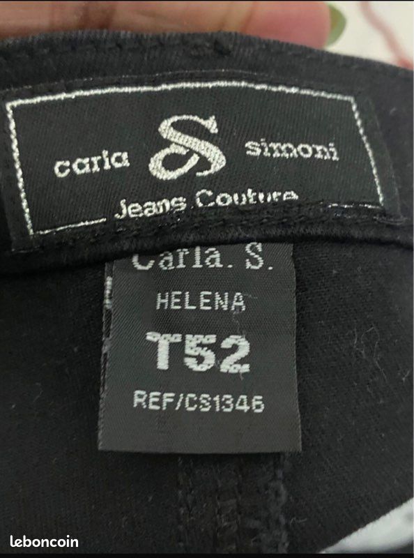 Jean noir Carla Simoni (image 4)