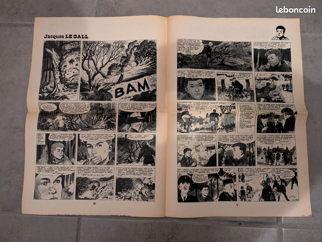 Supplément Classiques Dupuis - Jacques Le Gall contre l'Ombre - 4 - Spirou N°1982 (1976) (image 4)