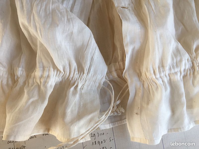 Jolie Chemise Vintage Pour Poupée Ancienne Eden Bébé – Tenue De Présentation Chic