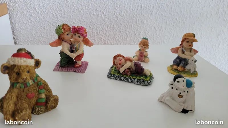 6 figurines céramique décoration (image 2)