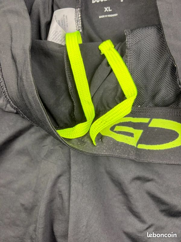 Champion short de sport avec poches noir duodry + homme taille XL running training #U2403 (image 5)