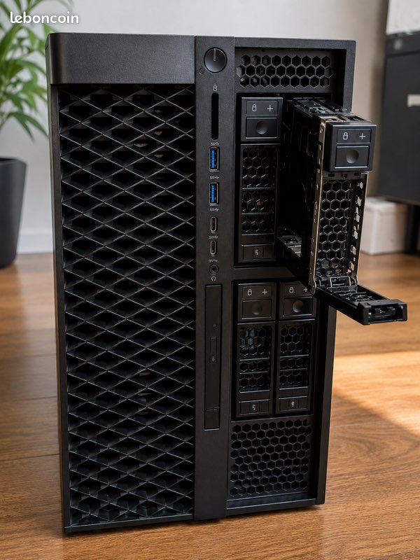 Dell Precision 7820 Tower – NVIDIA Quadro P5000 16 Go – Workstation Professionnelle (image 1)