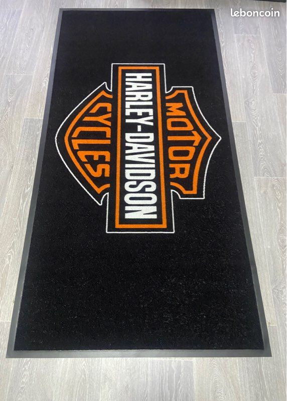 Tapis Déco Harley Davidson Moto 60x180cm - Neuf Sous Emballage