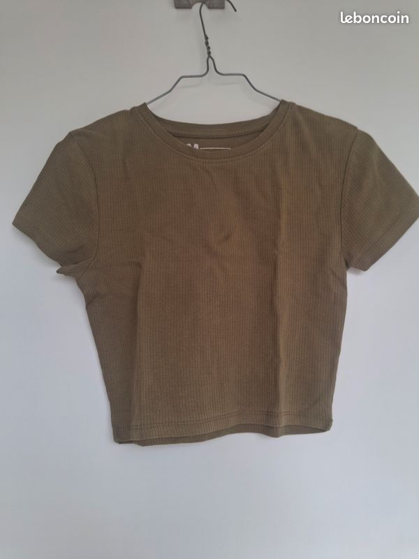 Crop Top Vert Kaki (image 1)
