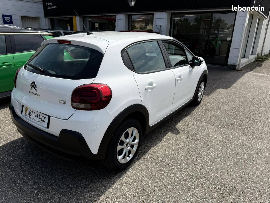 Citroën C3 Société (2 places) 82 CH FEEL NAV TVA récupérable (image 4)