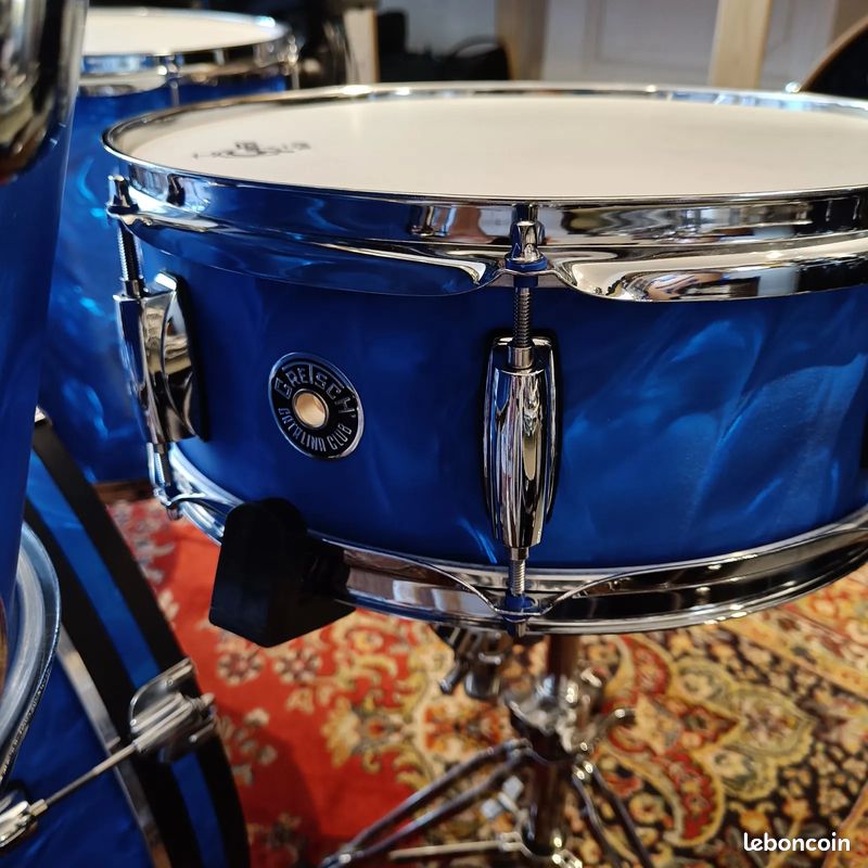 Gretsch Catalina Club Jazz Blue Satin Flame Ltd 18"x14" 12"x8" 14"x14" + CC 14"x5,5" (image 3)