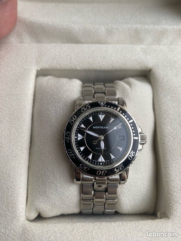 Montre Montblanc Meisterstuck 7037 bracelet acier Montres Bijoux