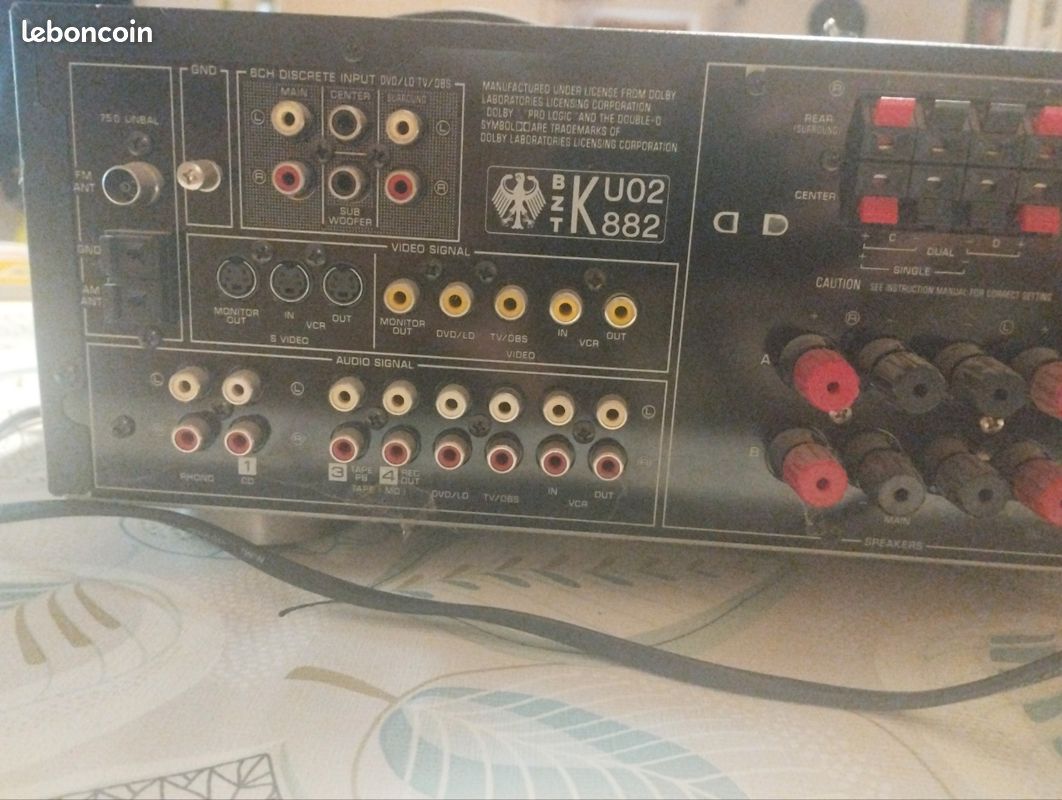 Amplificateur Home-Cinéma Yamaha RX-V592RDS (image 5)