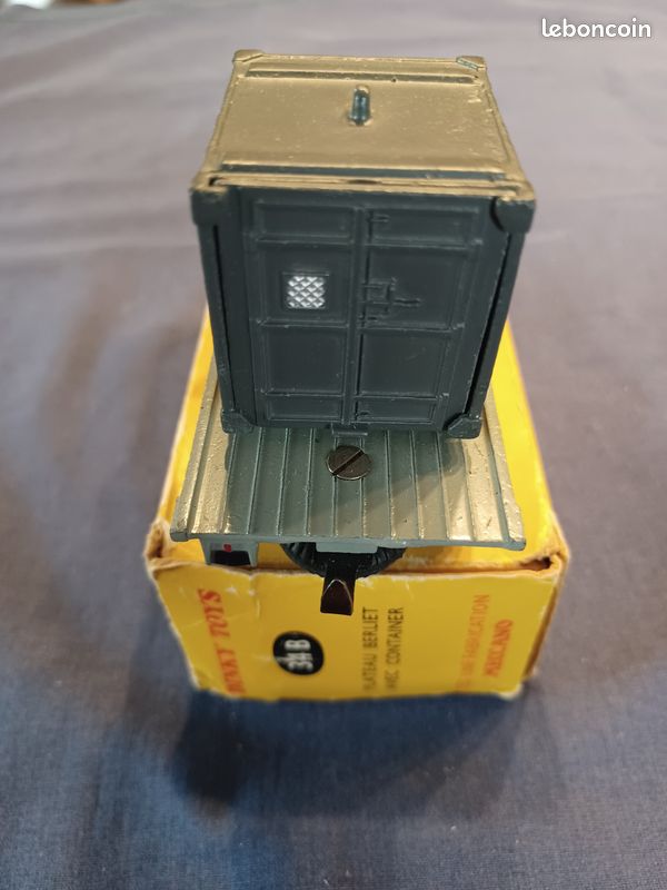 Berliet GLR camion plateau porte container 34B Dinky Toys F Atlas NEUF Boite