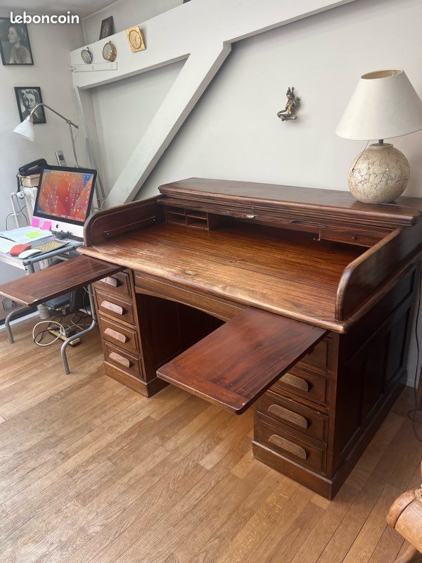 Bureau américain Roll Top (image 3)