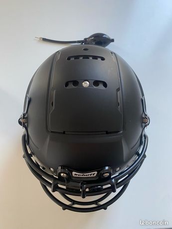 Casque De Football Schutt Air Vintage Noir - Taille Moyenne - Pour Restauration