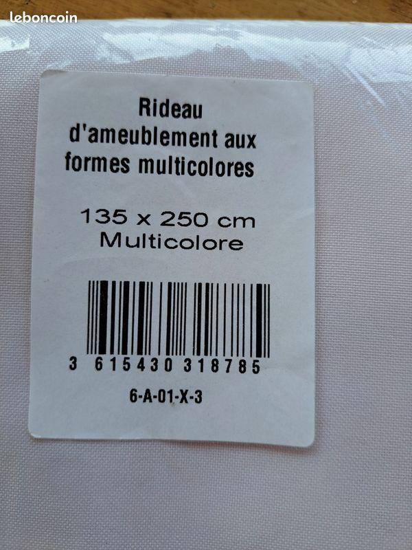 Lot de 2 rideaux 135×250cm (image 5)