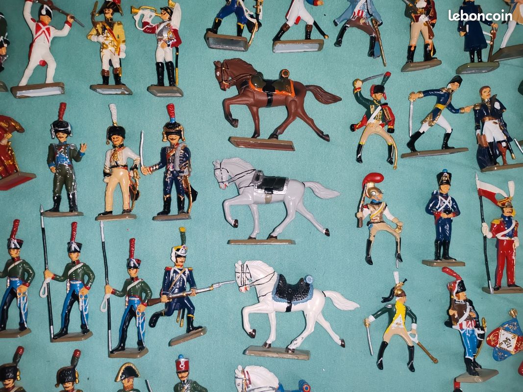 Chef militaire à cheval – Époque napoléonienne – Figurine de