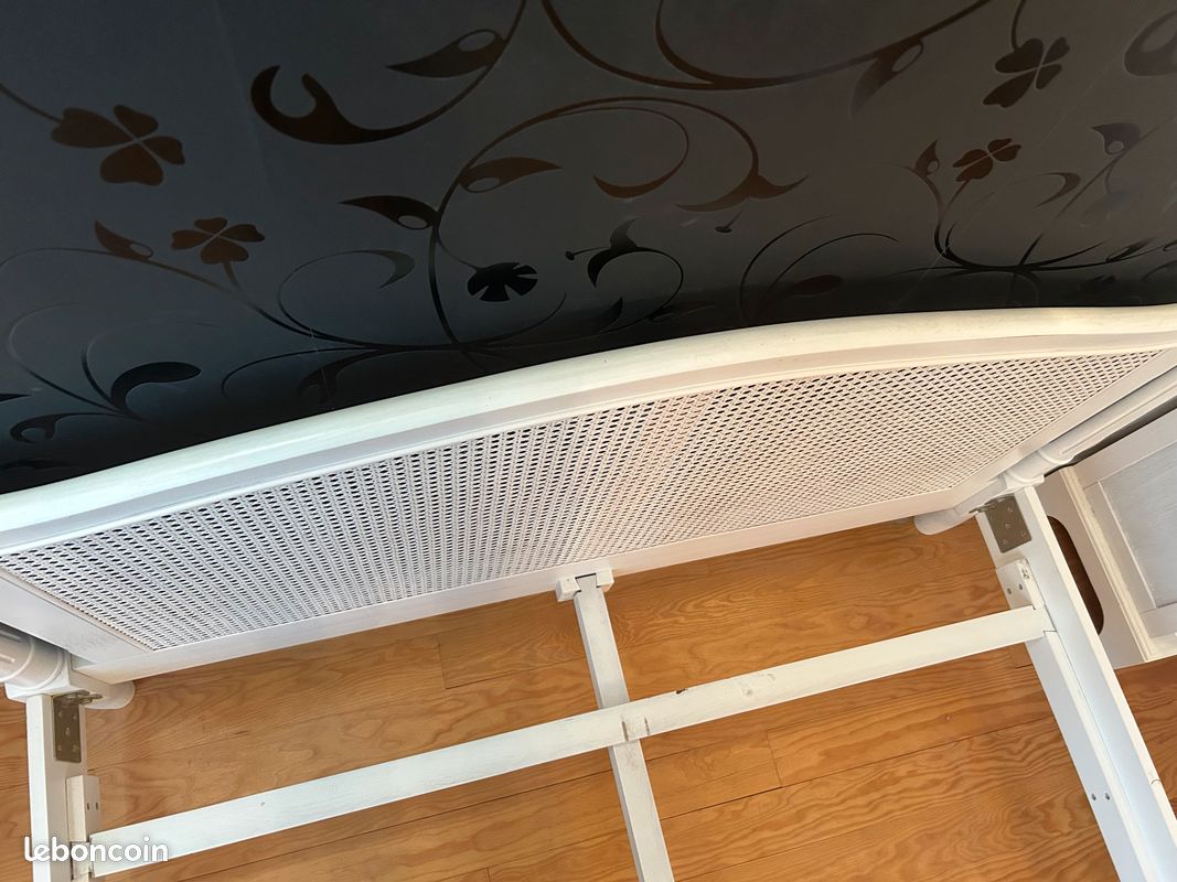Réservé Ensemble lit sommier matelas tables de chevet (image 15)