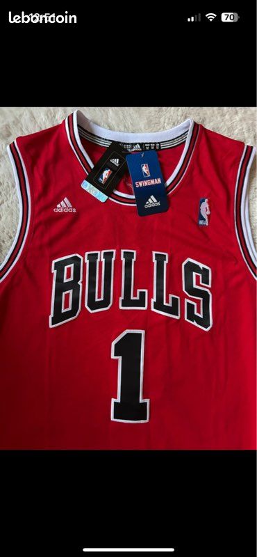 Maillot NBA Derrick Rose Vêtements