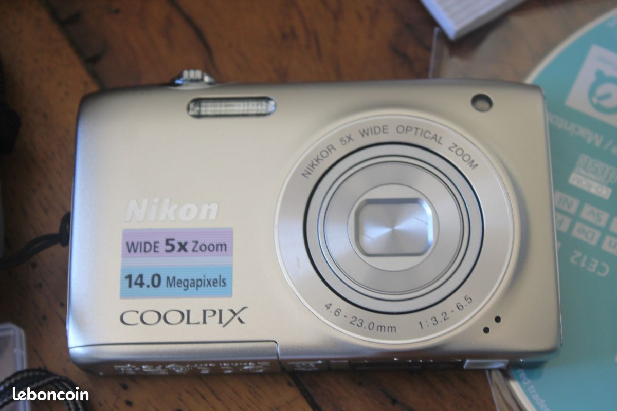 NIKON compact étanche COOLPIX W100 BLEU + SAC A DOS