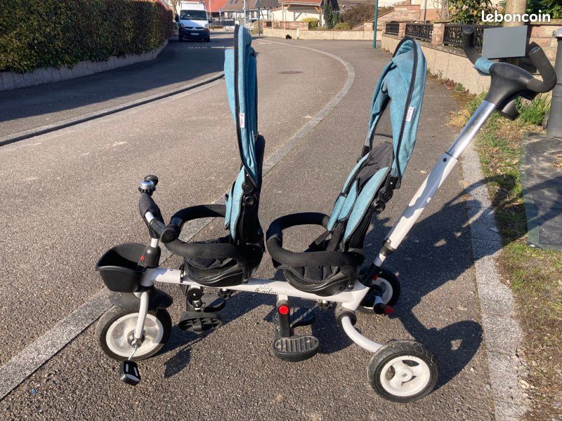 Jumeaux Pliable Tricycle Double Pour Jumeaux Tricycle Double Pour