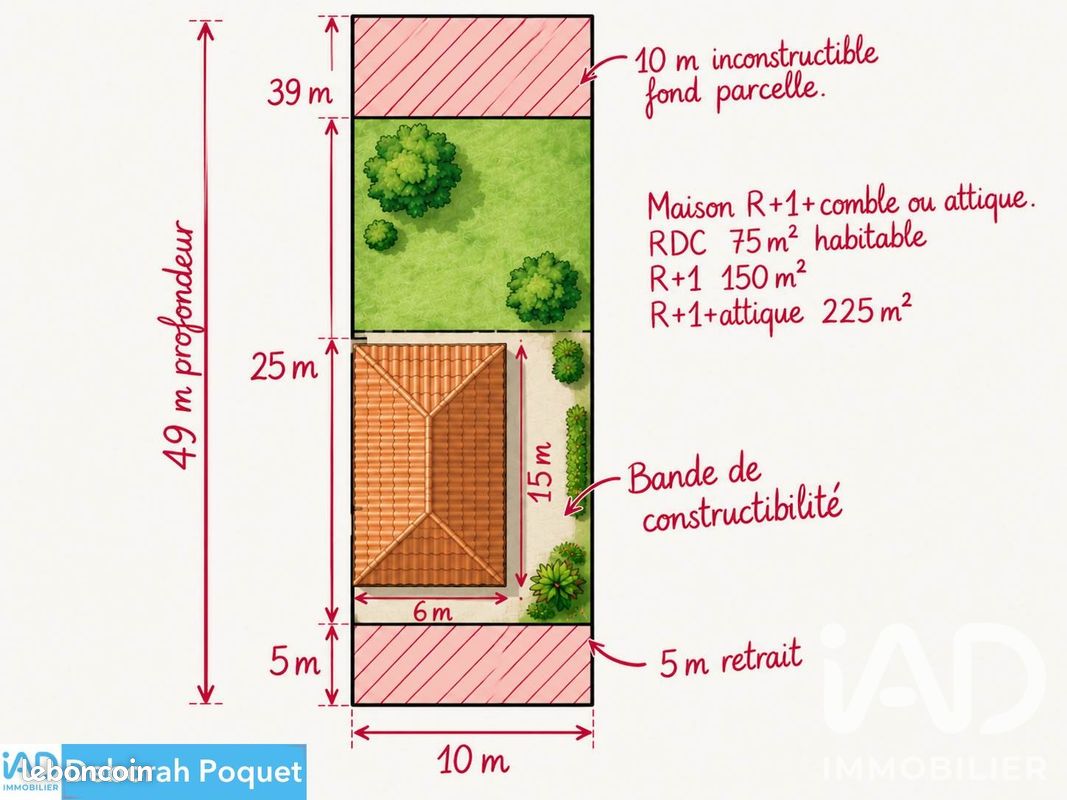 Terrain 541 m² · à Morsang-sur-Orge · 541 m² · 212 000 €