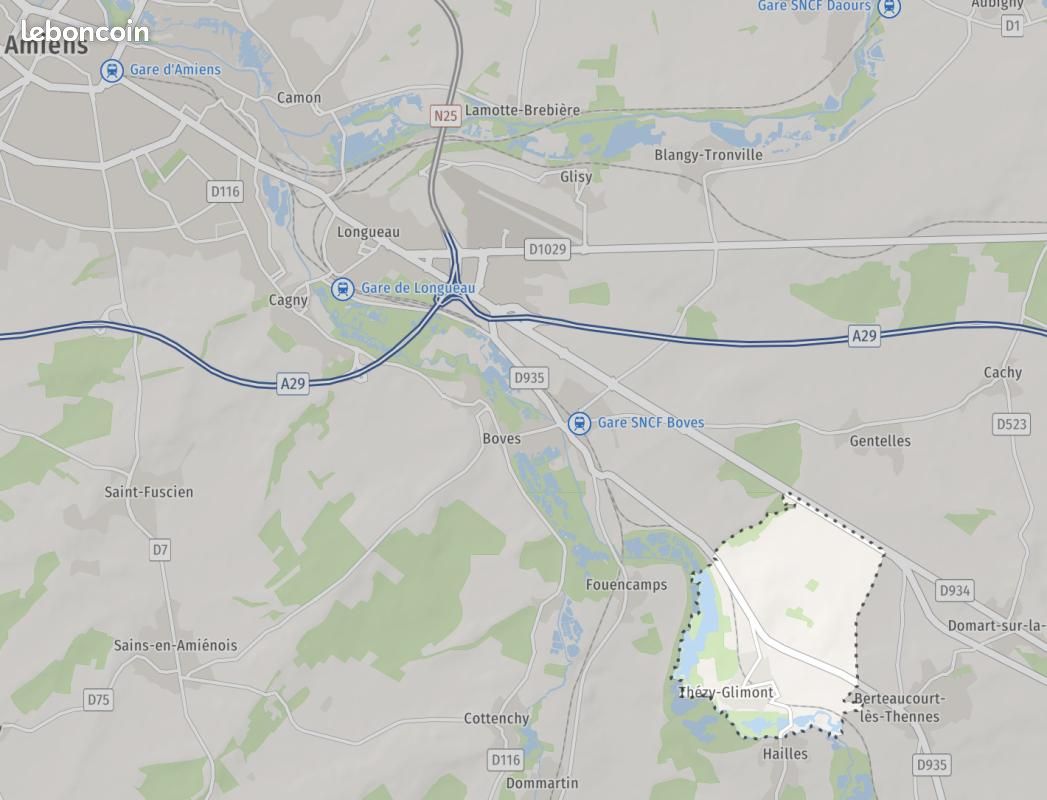 Terrain 686 m² Thezy Glimont · à Thézy-Glimont · 77 000 €
