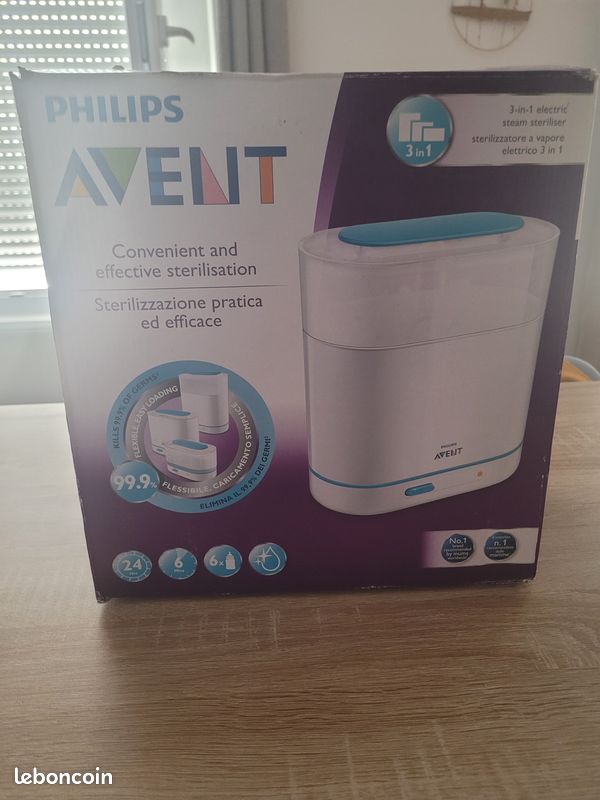 Sterilisateur electrique a vapeur Avent (image 2)