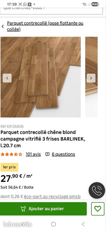 Parquet bois 3 lames (image 5)